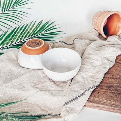 Mora Ceramic Small Dessert Bowls - 16oz, Set of 6 - Microwave, Oven and Dishwasher Safe, For Rice, Ice Cream, Soup, Snacks, Cereal, Chili, Side Dishes etc - Microwavable Kitchen Bowl, Vanilla White - color: Vanilla White