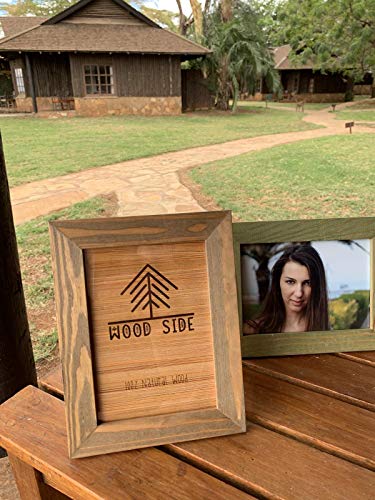 8.5 x 11 Wooden Rustic Picture Frames, Set of 2 for Diploma Documents Certificates, Wall Mount and Desktop - Natural Wood Photo Frame, Walnut - size: 8.5x11