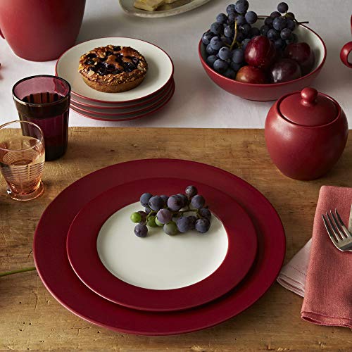 Noritake Colorwave Raspberry 4-Piece Square Place Setting, Service for 1 - color: Raspberry