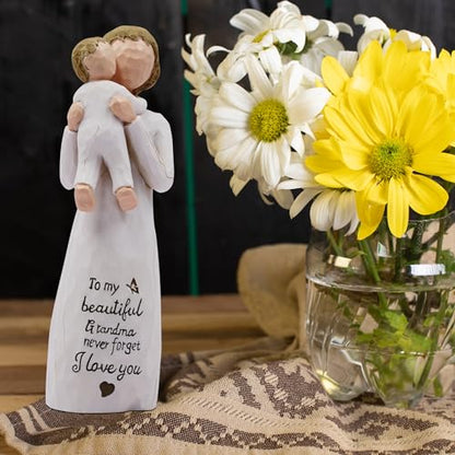Grandma Gifts, Gifts for Grandma, Sculpted Hand-Painted Figurine | Grandma Birthday Gifts, New Grandma Gifts First Time, Grandmother Gift for Mother's Day Christmas Thanksgiving Day - style: Grandma gifts