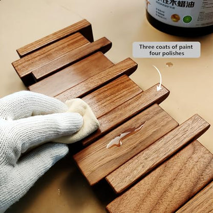 Wall Mounted Piano Key Hanger | Flip Style Hook | Entrance Wall Art Hook, Made of Oak Wood (3 Times Painted, 4 Times Polished) (Fence Walnut, 10Hooks) - color: Fence Walnut, size: 10Hooks
