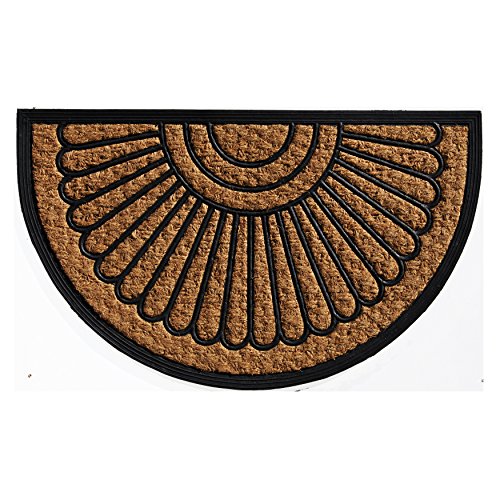 Calloway Mills 280051830 Sun Pointe 18" X 30" Coir and Rubber Doormat