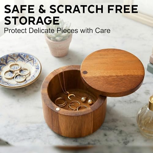 Salt Cellar with Lid and Spoon