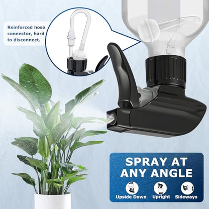 Veco 15oz Graduated Spray Bottles, 4-Pack — 360° Any-Angle Spraying for Easy Dilution, Leak-Resistant spray bottles for Cleaning, Plants, Hair & Pet Use + Foldable Funnel - size: 15oz 4pack