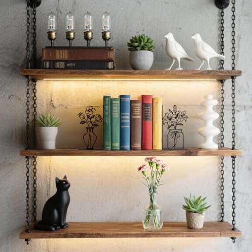 Metal Bookends Flower Vase Book Ends for Shelves | Flower Bookends Decorative Unique Desk Bookend Black Book Stopper for Home Reading Bookshelf Decor Book Lovers Gift - style: Flower Vase