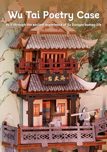 Book Nook Kit, DIY Miniature House Kit 3D Wooden Puzzles Craft Kit for Adults Bookshelf Nook Decor Decorative Bookend for Women Teenagers and Book Lovers (Su Dongpo) - style: Su Dongpo