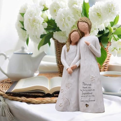 Nonna Gifts for Grandma, Gifts for Nonna, Nona Gift,Nonnie Figurine | Gifts for Nonna, Nonna Gifts, Nonnie Gift for Mothers Day Christmas Birthday,Nonna Birthday Gift , Hand-Painted Resin Statue - style: Nonna Gifts