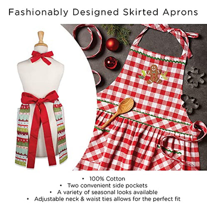 DII Home Sweet Farmhouse Kitchen Collection, Apron, Black - color: Black, size: Apron