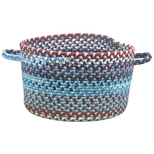 Capel American Heritage, 20-inch, Barn Blue - for Living Room, Bedroom, Dining Room - color: Barn Blue, size: 1'8" x 1' (Round Basket)