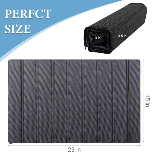 Heagoale Ultra Quick Drying Stone Bath Mat Diatomaceous Earth Shower Mat Non-Slip Foldable Dish Drying Mats for Bathroom Floor, Kitchen Counter, Pet, 23x15, Cool Gray - color: Grey