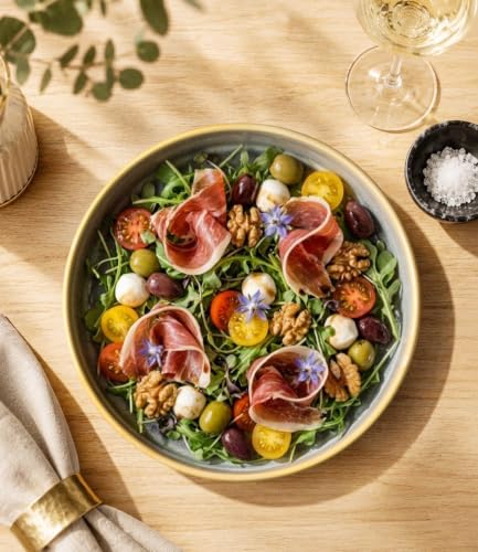 7.5" Ceramic Pasta Bowls Set of 4, Salad Bowls | Versatile Serving Bowls for Pasta, Salad, Fruit & Noodles, Housewarming & Wedding Gift, Autumn Haze - color: Autumn Haze, size: 7.5 Inch