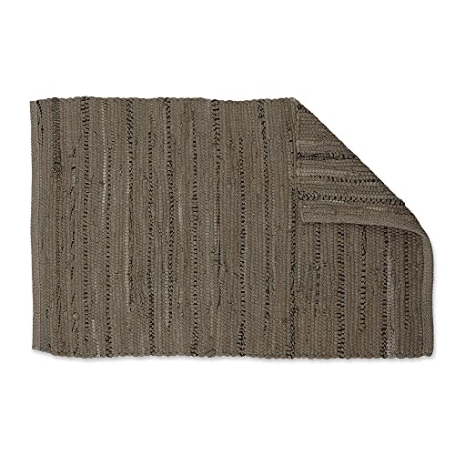 DII Chindi Home Collection Handwoven Multicolor Area Rag Rug, 20x31.5, Brown - color: Brown, size: 1'8" x 2'8" (Rectangular)