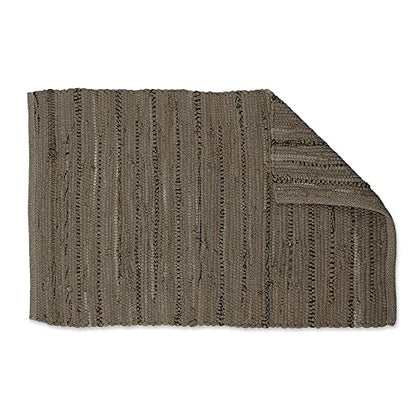 DII Chindi Home Collection Handwoven Multicolor Area Rag Rug, 20x31.5, Brown - color: Brown, size: 1'8" x 2'8" (Rectangular)