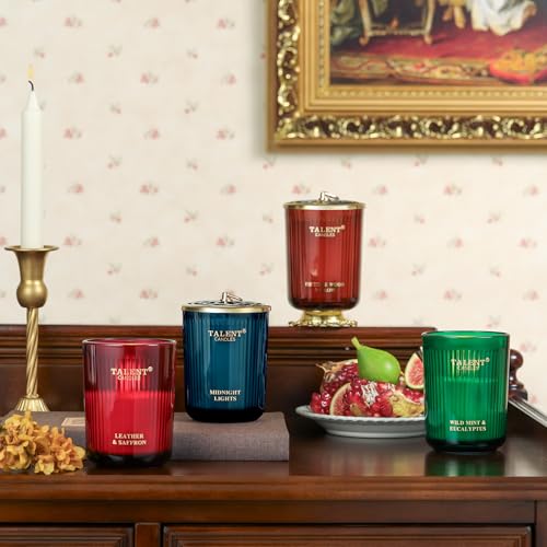 Talent Candles Jar Candles for Home Scented, Aromatherapy Candles Gifts for Women & Men, Natural Soy Candle, 8.4oz Traditional Style, Midnight Lights, GG79106NL-ML - color: Midnight Lights