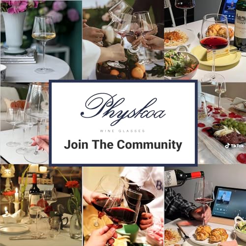Physkoa Wine Glasses Set 6-18oz-LeadFree Wine Glass with Long Stem,Clear Stemmed Wine Glasses【HandBlown Glassware】 Crystal Wine Gifts for Women Birthday Wedding - style: 6 Count