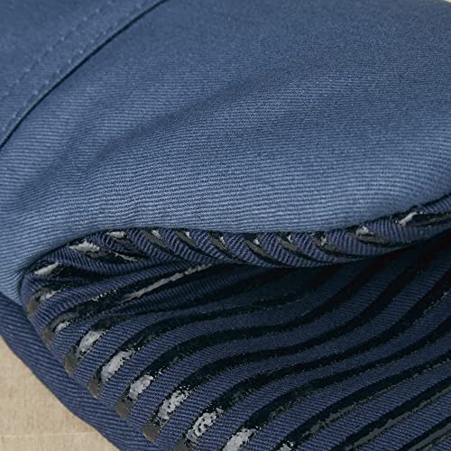 KitchenAid Beacon Two-Tone Non-Slip Mini Oven Mitt Set, Navy/Ink, 5.5"x8", 2 Piece - color: Navy/Ink Blue