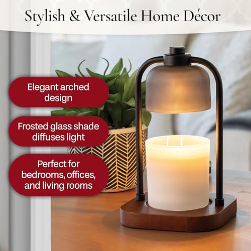 Candle Warmers ETC. Illumination Fragrance Warmer- Light-Up Warmer for Warming Scented Candle Wax Melts and Tarts or to Freshen Room, Wicker Rattan Lantern - size: Wicker Lantern