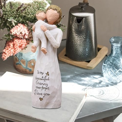 Granny Gifts for Grandma, Gifts for Granny, Gift from Grandkids, Sculpted Hand-Painted Figurine - style: Granny gifts