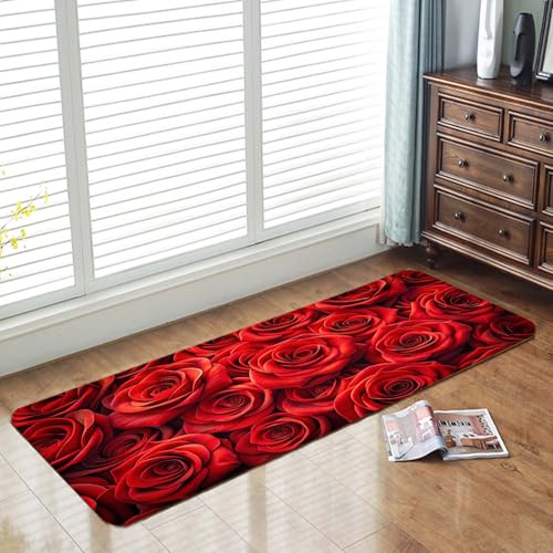 Non-Skid Low Pile Sponge Foam Door Entry Rug for Bathroom Mat,Separate Tub Shower Skid Proof Rugs, Home 3D Optical Illusion Rug Non Slip Bath Mats Welcome Mat 47 x 17.5 inches - color: Multi10