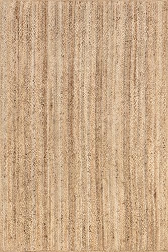 nuLOOM Rigo Natural Solid Flatweave Area Rug, 5' x 8' - color: Natural, size: 5' x 8' (Rectangular)