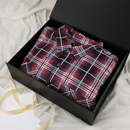 Black Gift Box,16x14x5.3 Large Gift Boxes With Lids For Presents Includes Ribbon And Diy Printable Sticker Paper,Bridesmaid Proposal Box,Magnetic Gift Box For Birthday,Wedding,Graduation - color: 16x14x5.3inch-Black-Pack 3