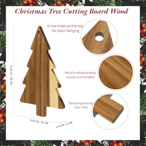Ciieeo Christmas Tree Charcuterie Board Christmas Tree Board Christmas Tree Cheese Board Xmas Cutting Board for Christmas Home Kitchen