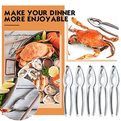 Zhehao 30 Pack Crab Claw Crackers Tool, Nut Shellfish Seafood Opener | Stainless steel, crab leg cracker set, lobster claw opener, shrimp tool, bulk pack for restaurant kitchen