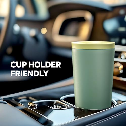 Ideus 17 oz Travel Coffee Mug, Double Wall Vacuum Stainless Steel Insulated Coffee Tumbler With Lid, Splash-Proof & Cup Holder Friendly, Keeps Drinks Hot/Cold, Dishwasher Safe, Mint Green - color: Mint Green