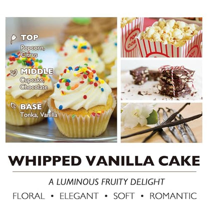 HomeLights Scented Candles, Big 33.3 oz for Home, Natural Soy Aromatherapy Candles, Smokeless Long Lasting 130 hrs with 3 Cotton Wicks, Candles Gifts for Women & Men, Whipped Vanilla Cake - color: Whipped Vanilla Cake