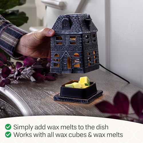Candle Warmers Etc. Haunted Mansion Canopy Fragrance Warmer – Use with Any Wax Melts - size: Haunted House