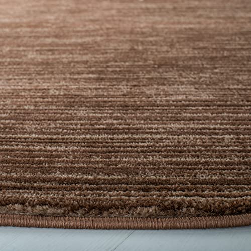 SAFAVIEH Vision Collection Area Rug - 4' Round, Brown, Modern Ombre Design, Non-Shedding & Easy to Clean, Ideal for Living Room, Bedroom, Dining Space (VSN606E) - color: Brown, size: 4' (Round)