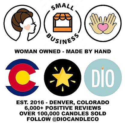 Wanderlust Scented Candle - Smells Like Leather - Vanilla - Smoke - 100% Naturally Vegan Soy and Premium Fragrance | Great Gift | Handmade in Denver, Colorado (8oz Glass Jar) - size: 8oz Glass Jar