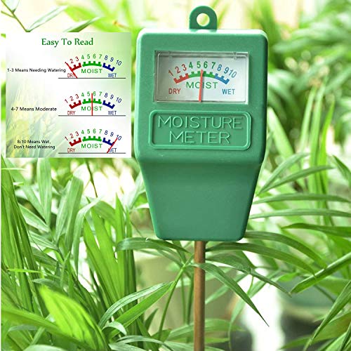Soil Moisture Meter,Plant Hygrometer Moisture Sensor Plant Water Monitor for Potted Plants,Garden,Farm, Lawn(No Battery Needed) - color: Green