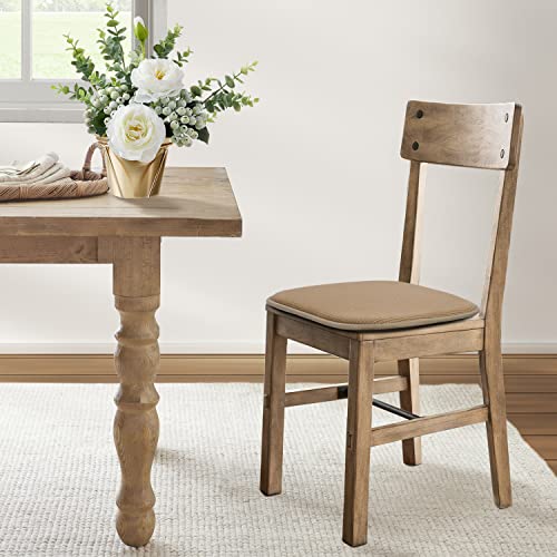 Shinnwa Kitchen Seat Cushions Set of 4, Non Slip Dining Chair Cushions, U-Shaped Indoor Chair Pads, 4 Pack, 15 x 16 Inches, Brown - color: Brown