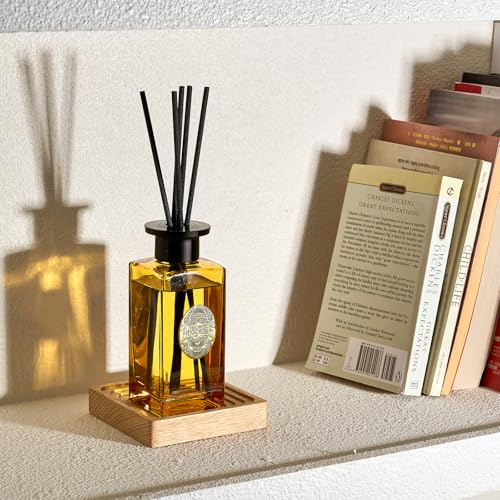 M&SENSE 6.3 oz Large Reed Diffuser Set | Neroli Noir Scent Oil Diffuser with Sticks | Hotel Collection Non-Toxic Essential Oil |for Bedroom Bathroom Living Room - color: Neroli Noir, size: 180ml