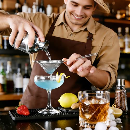 4PCS Fine Mesh Strainer, Mituer Stainless Steel Small Tea Cocktail Drink Strainers for Kitchen and Bar