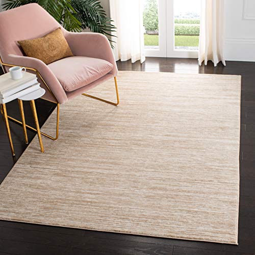 SAFAVIEH Vision Collection Accent Rug - 2'2" x 4', Cream, Modern Ombre Design, Non-Shedding & Easy to Clean, Ideal for Entryway, Foyer, Bedroom (VSN606F) - color: Creme, size: 2'2" x 4' (Rectangular)