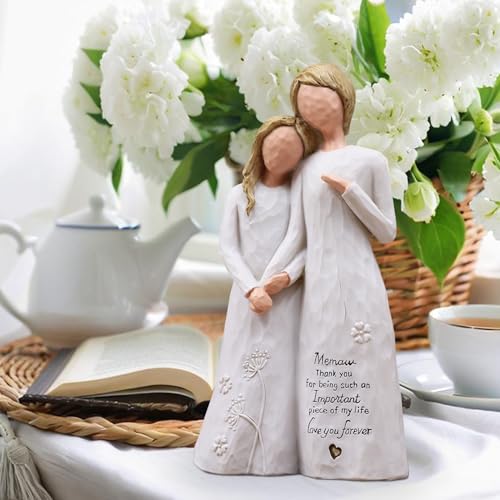 Memaw Gifts for Grandma, Birthday Gifts for Memaw, Meemaw Figurine | Gifts for Memaw, Memaw Gifts for Christmas Birthday Mothers Day, Hand-Painted Resin Statue, Meemaw Gift - style: Memaw Gifts