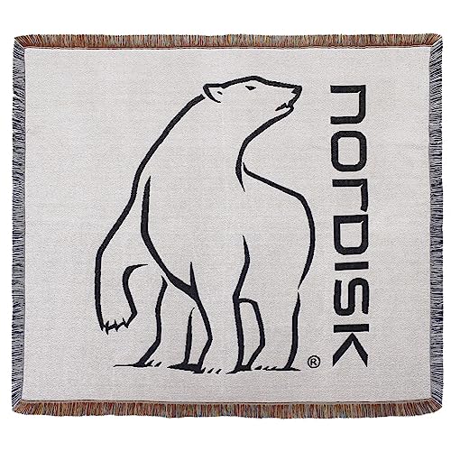 LumiSyne Cotton Woven Throw Blanket With Tassel Bohemian Tribal Ethnic Style Geometric Pattern Aztec Navajo Blanket Decorative Throw For Sofa Bed Armchair Camping Tapestry Tablecloths Carpet 160x130cm - color: Large White Bear