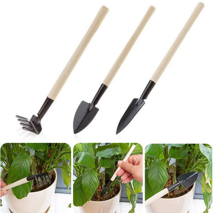 Garden Tools Set 9 Piece, Mini Succulent Tools Set Garden Flower Plants Transplanting Supplies for Indoor Outdoor