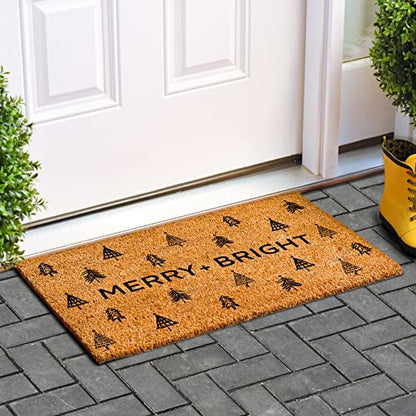 Calloway Mills 109113672 Merry Tree Farm Doormat 36" x 72" - size: 3' x 6' (Rectangular)
