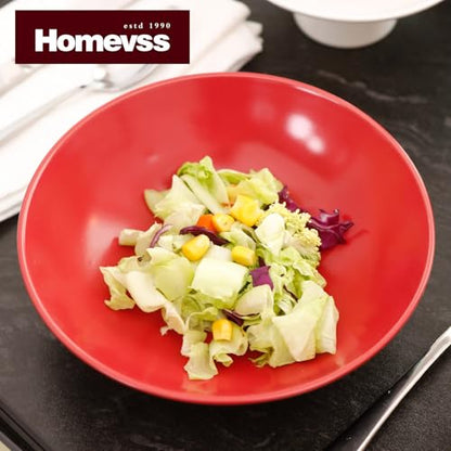 Stoneware Two-Tone Colors Life 16pc Dinner Set， Outside Shiny Black + Inside Matee Glaze Red - color: Red, size: 16pc Set