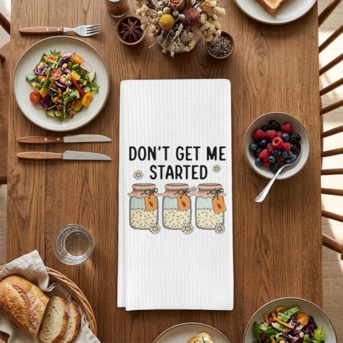 Sourdough Baking Gifts Dish Towels for Women Hostess, Sourdough Bakers Gifts Waffle Weave Kitchen Towels for Bread Lover - color: Baking