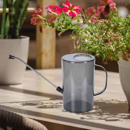 2000ml Indoor Watering Can Long Spout Plant Sprinkler Watering Pot Kettle Plant Watering Can for Plants House Plants Office, Gray - color: Gray