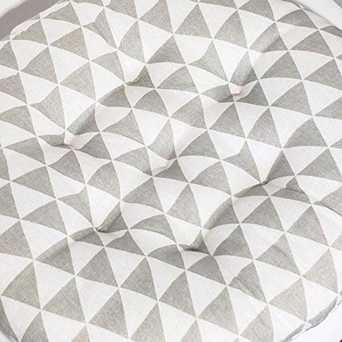 vctops Bohemian Soft Round Chair Pad Garden Patio Home Kitchen Office Seat Cushion GreyWhite Diameter 16" - color: Greywhite, style: Diameter 16 Inch
