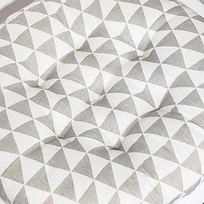 vctops Bohemian Soft Round Chair Pad Garden Patio Home Kitchen Office Seat Cushion GreyWhite Diameter 16" - color: Greywhite, style: Diameter 16 Inch