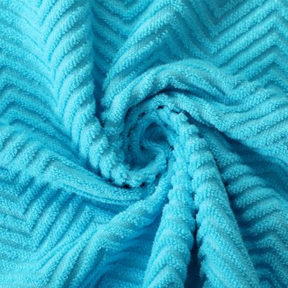 100% Cotton Kitchen Towels and Dishcloths Set, Pack of 8 Super Absorbent 16" x 25" Kitchen Towels and 13" x 13" Dish Cloths (400 GSM) - color: Ocean Set, style: 8-Piece Set