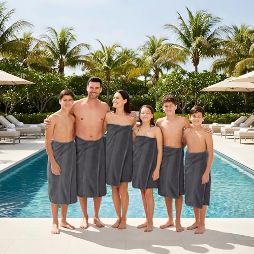 Utopia Towels 6 Pack Bath Towels, 27x54 in, 100% Cotton, Grey | Premium Lightweight Ring Spun Cotton Towels - Highly Absorbent, Quick-Drying, Ideal for Hotel, Spa & Home Bathroom - color: Grey