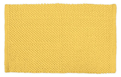DII Popcorn Bath Rug, 17x24, Yellow - color: Yellow