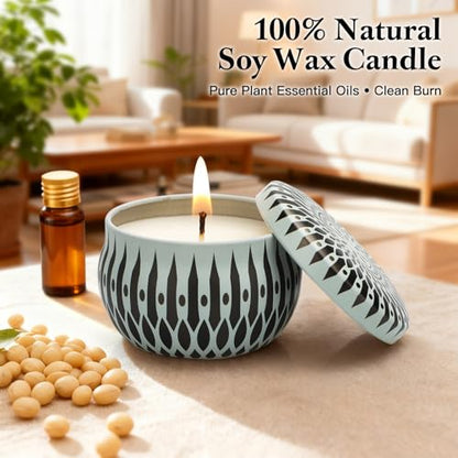 Scented Candles Gifts Set, 24 Pack Soy Wax Aromatherapy Candles - color: Scented Candles-24 Pack